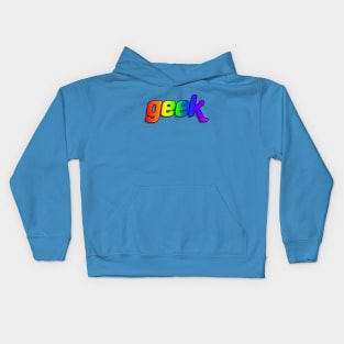 Geek Rainbow Pride Kids Hoodie